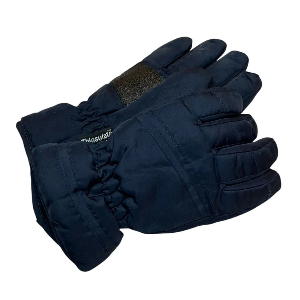 Thinsulate Kids Mittens - Dark Blue Insulated GUC